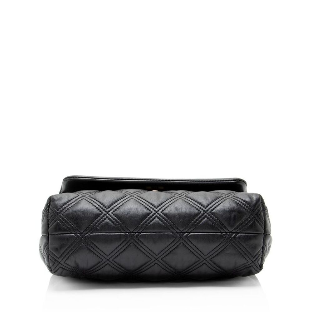 Tory Burch Quilted Leather Fleming Soft Shoulder Bag - Picture 4 of 15